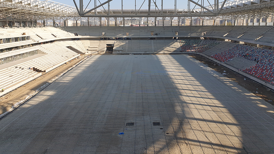 Gazonul hibrid al Stadionului Steaua